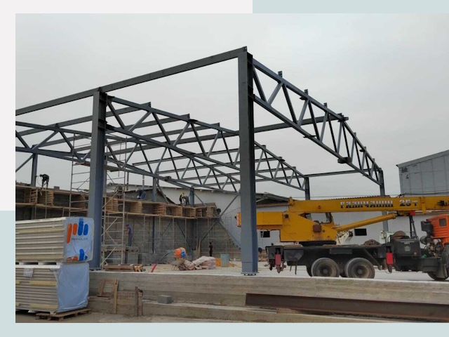 Строительство цехов в Апатитах