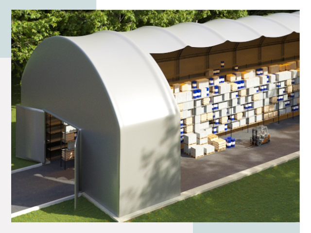 Тентовые ангары в Апатитах