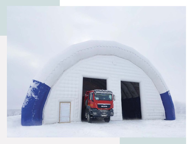 Мобильные ангары в Апатитах