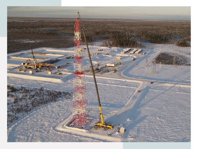 Мачты связи в Апатитах