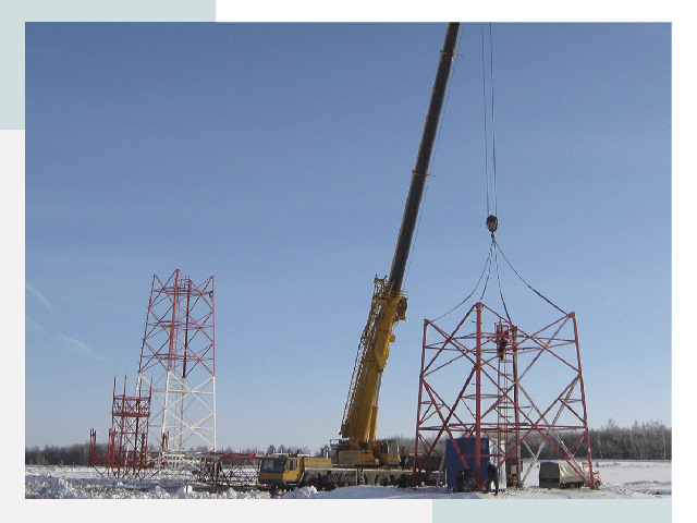 Монтаж вышек связи в Апатитах