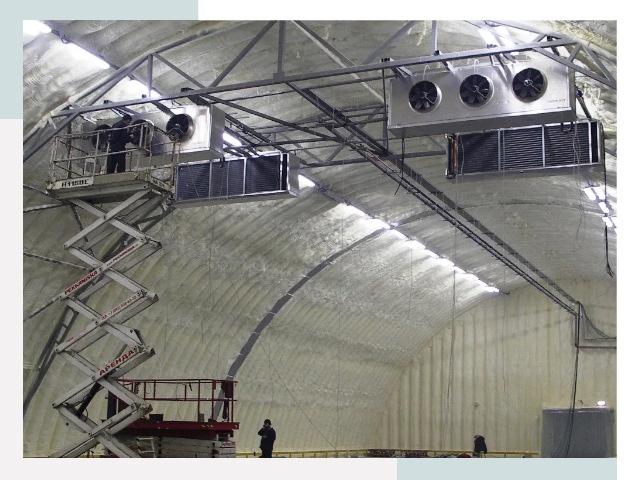 Оснащение ангаров в Апатитах