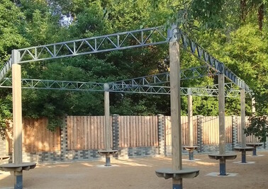 Терраса из металлоконструкций под ключ, проектирование, изготовление и монтаж от СтальСтрой-Птт